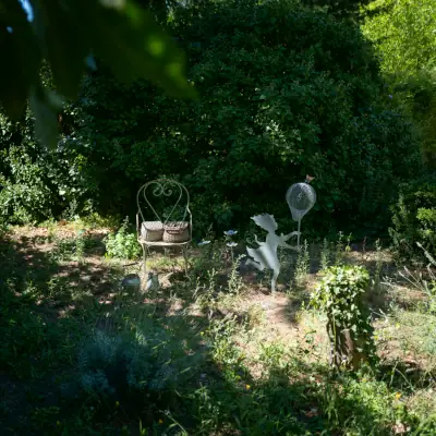 Coin repos dans le jardin